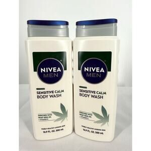 New Nivea Men Sensitive Calm Body Wash Enriched with Hemp Seed Oil